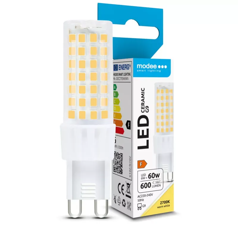 Expressz kézbesítés Modee Lighting LED Izzó G9 Ceramic 6W 2700K (600 lumen) ERP
