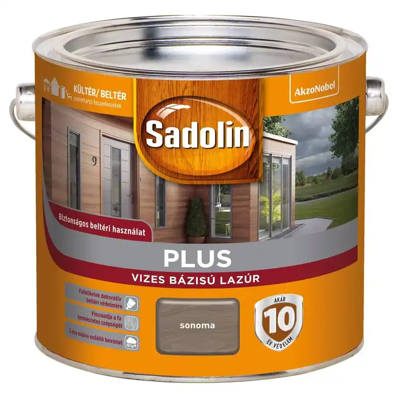 Sadolin Plus vizesbázisú sonoma 2,5 l vastaglazúr Vedd meg online
