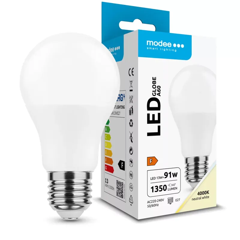 Modee Lighting LED Izzó Globe A60 13W E27 200° 4000K (1350 lumen) ERP Ajánlat