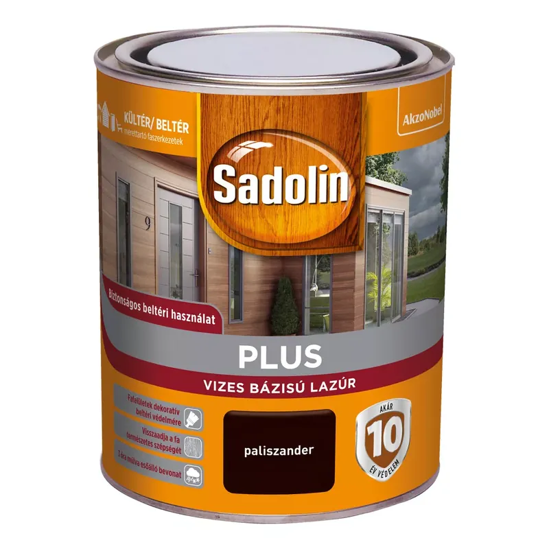 Olcsóbb Sadolin Plus vizesbázisú paliszander 0,75 l vastaglazúr