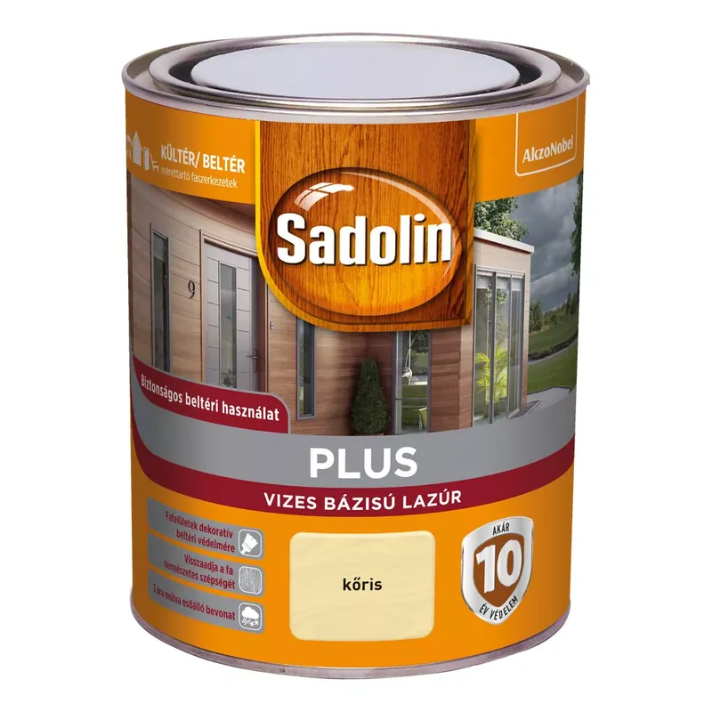 Utolsó esély Sadolin Plus vizesbázisú kőris 0,75 l vastaglazúr