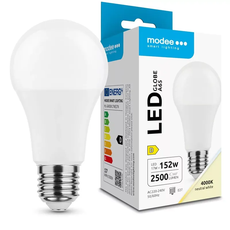 Akció Modee Lighting LED Izzó Globe A65 17W E27 200° 4000K (2500 lumen) ERP