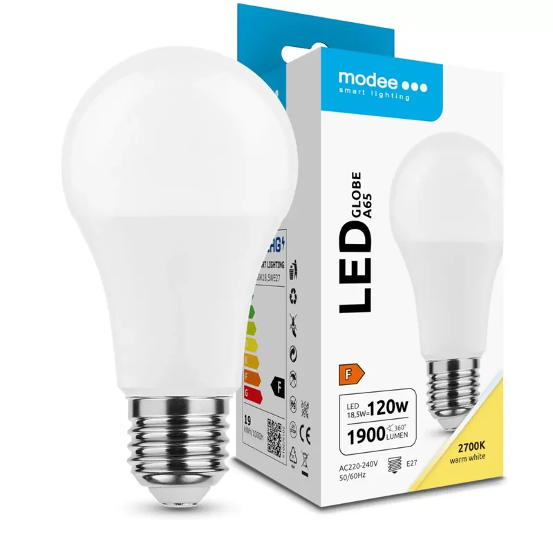 Modee Lighting LED Izzó Globe A65 18,5W E27 200° 2700K (1900 lumen) ERP Árcsökkenés