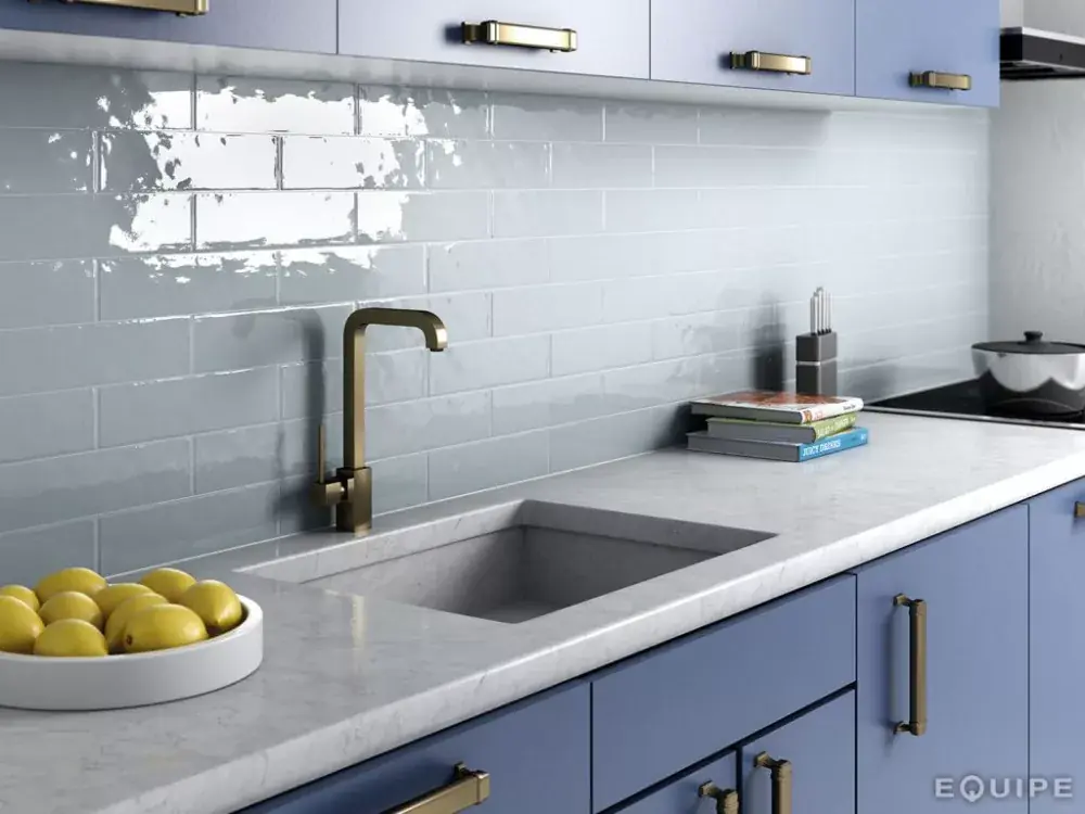 Ajánlat Equipe COTTAGE 7,5X15 BULLNOSE COTTAGE ASH BLUE 7,5X15 Fényes