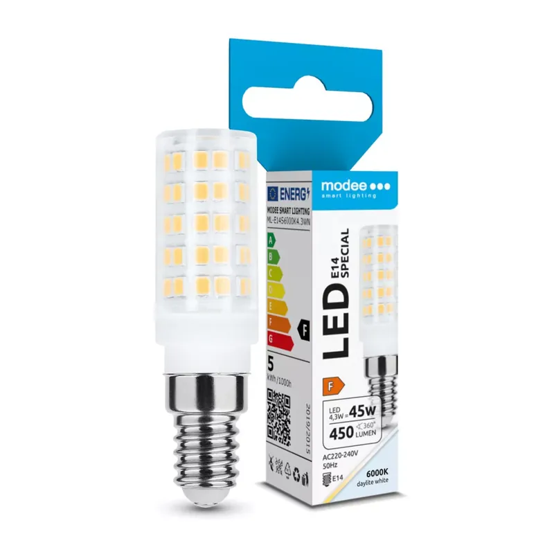 Modee Lighting LED Izzó Special Ceramic 4,3W E14 360° 6000K (450 lumen) ERP Olcsóbb