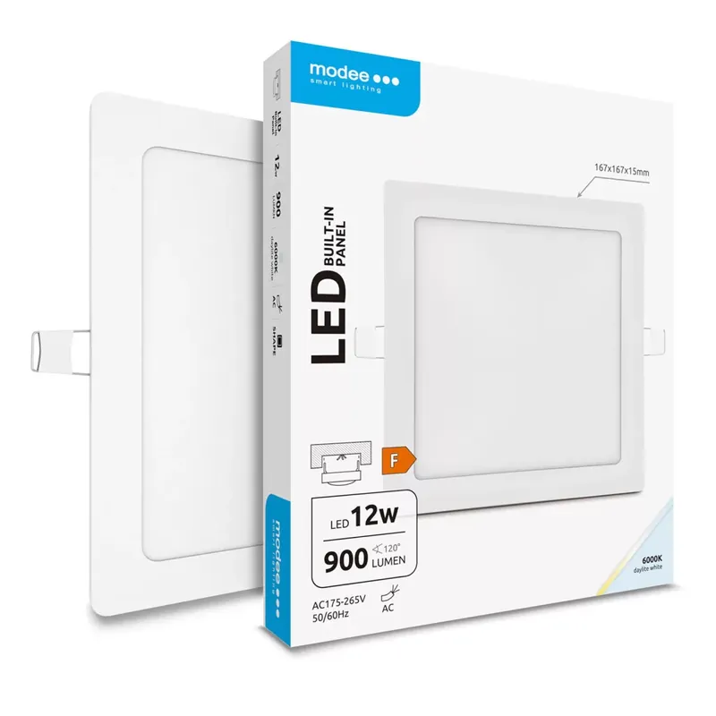 Modee Lighting LED Panel Négyzet - Beépíthető 12W 6000K (900 lumen) A-series Vedd meg most
