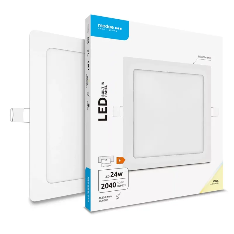 Legjobb ár Modee Lighting LED Panel Négyzet - Beépíthető 24W 4000K (2040 lumen) A-series