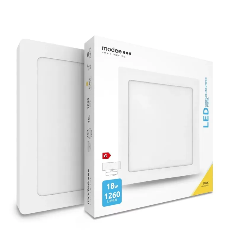 Modee Lighting LED Panel Négyzet - Felszerelhető 18W 2700K (1260 lumen) Rendeld meg most