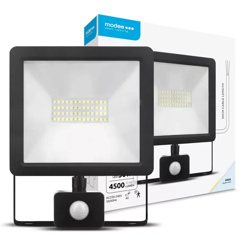 Expressz szállítás Modee Lighting LED Reflektor A2-series + Sensor 50W 120° 6000K (4500 lumen) ERP