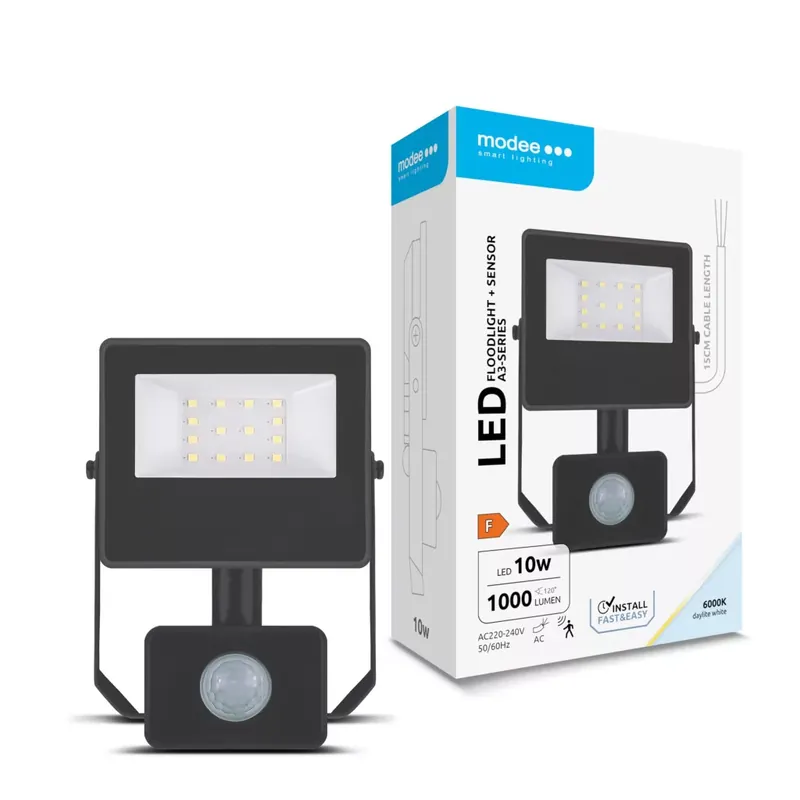 Modee Lighting LED Reflektor A3-series + Sensor 10W 120° 6000K (1000 lumen) ERP Bestseller