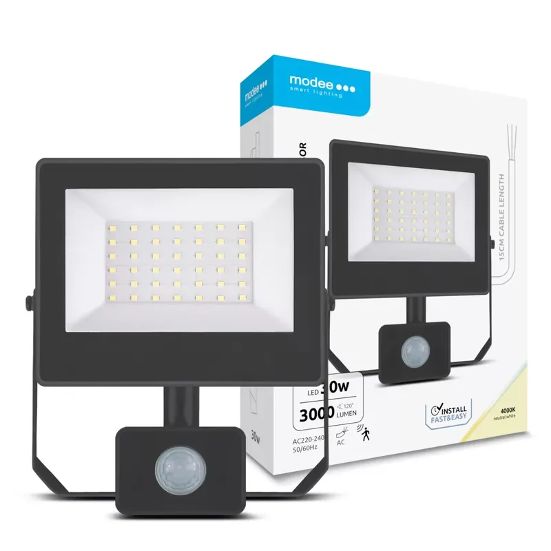 Alacsony ár Modee Lighting LED Reflektor A3-series + Sensor 30W 120° 4000K (3000 lumen) ERP
