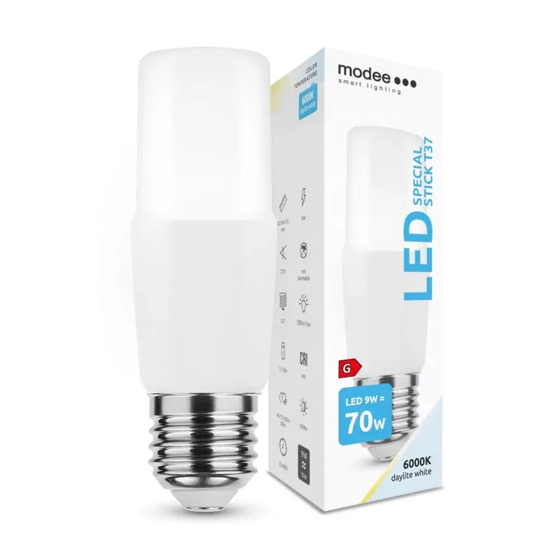 Kedvezményes ár Modee Lighting LED Special Stick T37 9W E27 270° 6000K (700 lumen)