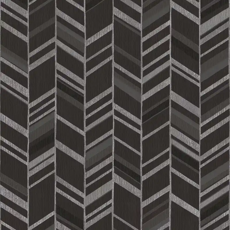 Kedvezmény Geometriai mintás fekete színárnyalatú vlies tapéta Special FX2/Galerie G67716