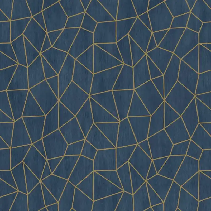 Geometriai mintás kék színárnyalatú vlies tapéta Special FX2/Galerie G68082 Biztonságos fizetés
