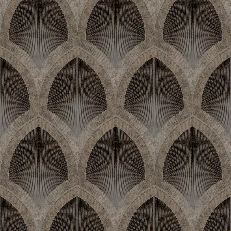 Népszerű Geometriai mintás barna színárnyalatú vlies tapéta Special FX2/Galerie G68087