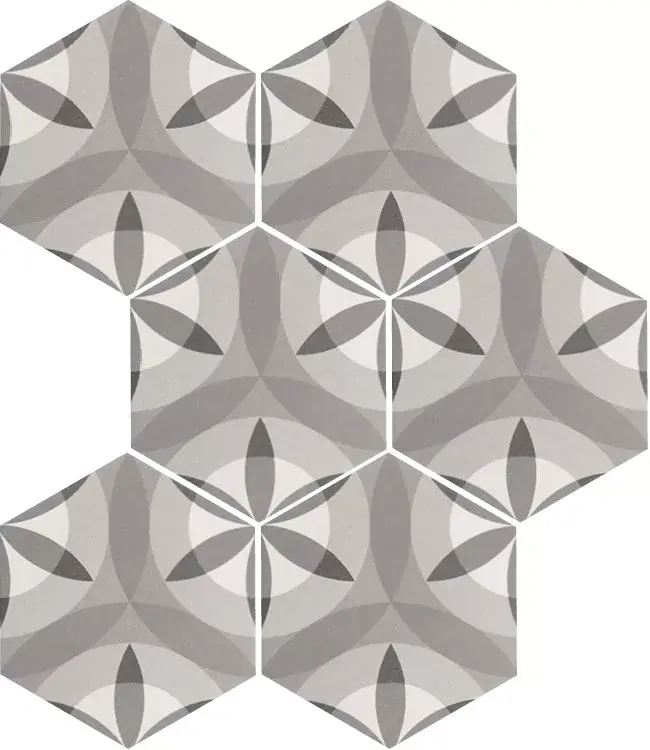 Equipe HEXATILE 17,5X20 HEXATILE NATURE B&W 17,5X20 Matt Expressz szállítás