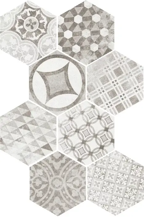 Equipe HEXATILE CEMENT 17,5X20 HEXATILE CEMENT GARDEN GREY 17,5X20 Matt Szuper akció