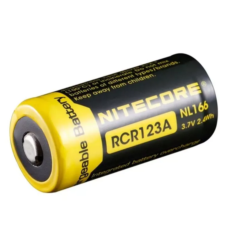 Legnépszerűbb Nitecore Kellék Akkumulátor 16340 RCR123 NL166 650mAh 3,7V B1