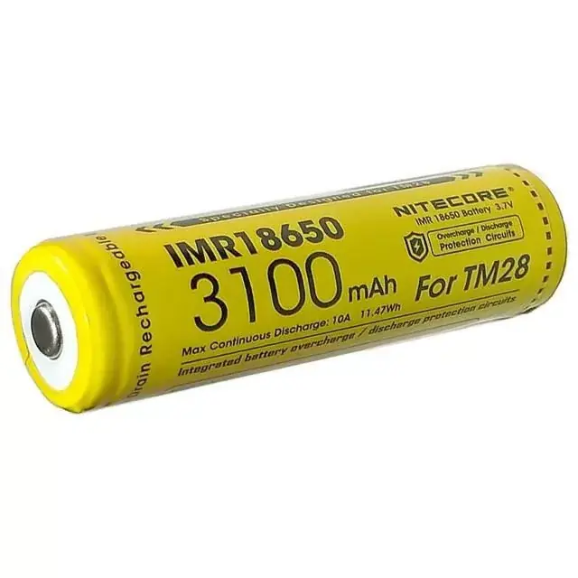Nitecore Kellék Akkumulátor 18650 IMR 3100mAh TM28-hoz Szuper ajánlat