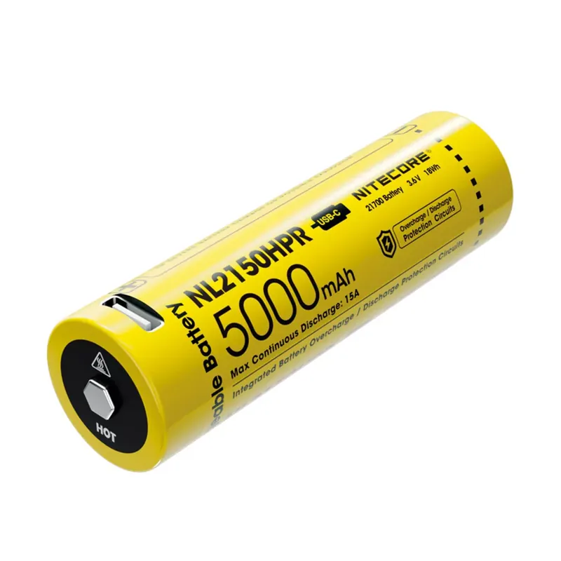 Népszerű Nitecore Kellék Akkumulátor 21700 NL2150HPR USB-C tölthető 5000mAh 3,6V B1