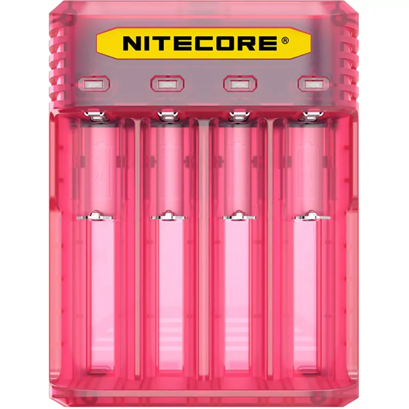 Nitecore Kellék Akkumulátor Gyorstöltő Q4 - Pink Azonnal elérhető