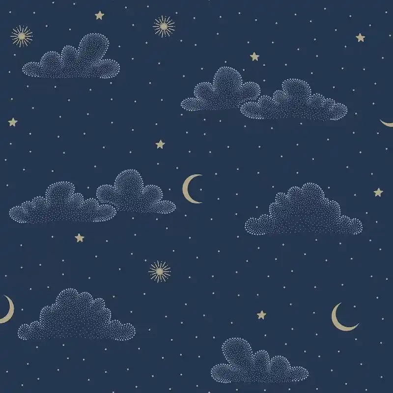 Égbolt mintás sötétkék vlies gyerektapéta Sweet Dreams/UGEPA N07311 Prémium
