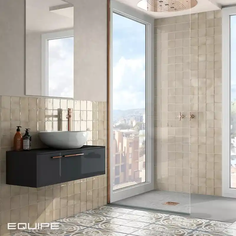 Szuper akció Equipe MANACOR 7,5X15 MANACOR BEIGE ARGILE 7,5X15 Fényes