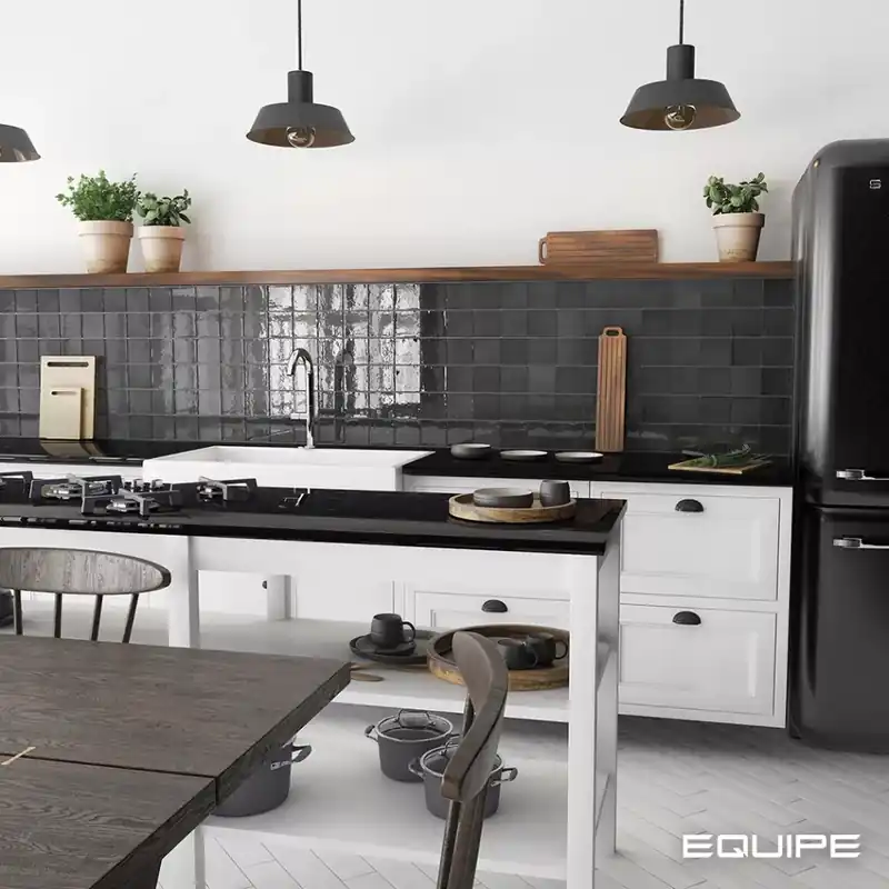Korlátozott ajánlat Equipe MANACOR 10X10 MANACOR BLACK 10X10 Fényes
