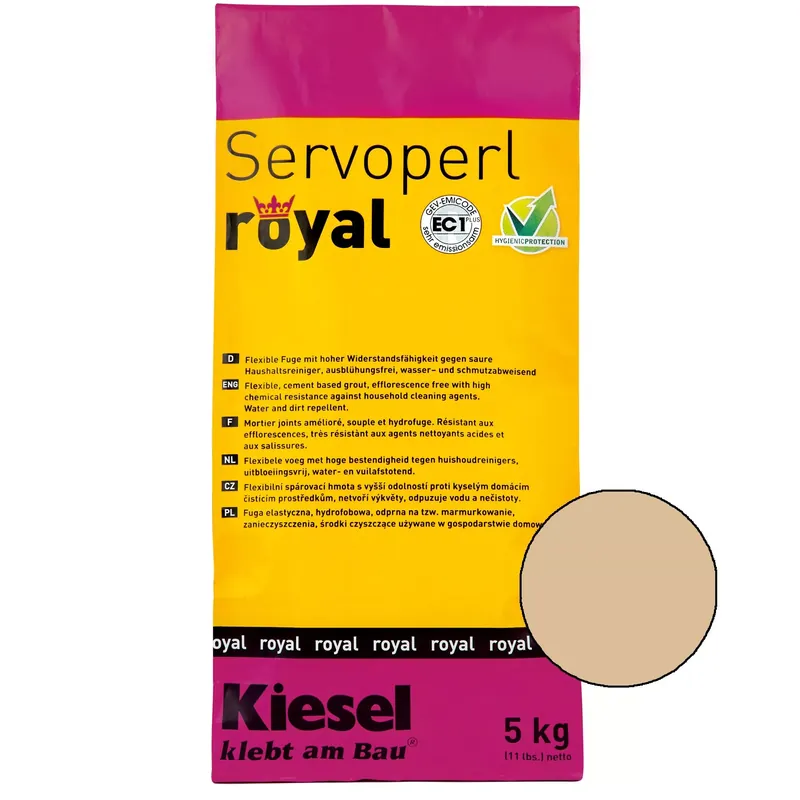 Exkluzív ajánlat Kiesel Servoperl royal - fuga keverék - 5 kg Safari Sand