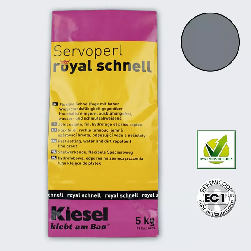 Kiesel Servoperl Royal - Gyorsan keményedő, rugalmas kötés (5 kg bazalt) Ne maradj le
