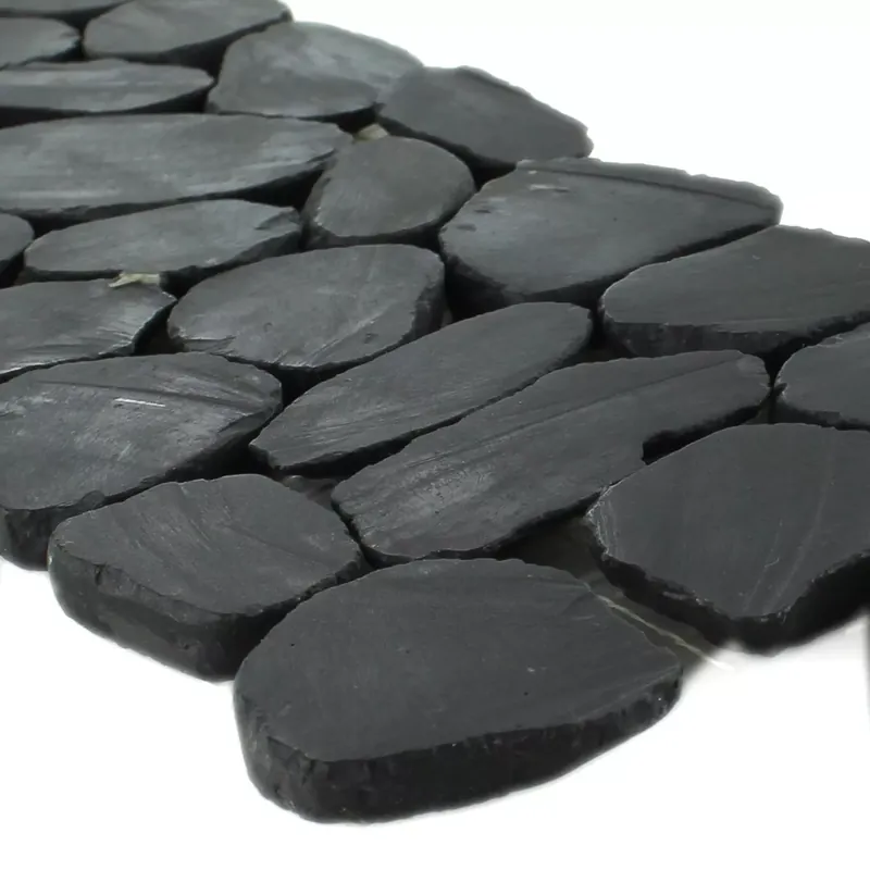 Folyami Kavicsok Határ 10x30cm Antracit Pebble Újdonság