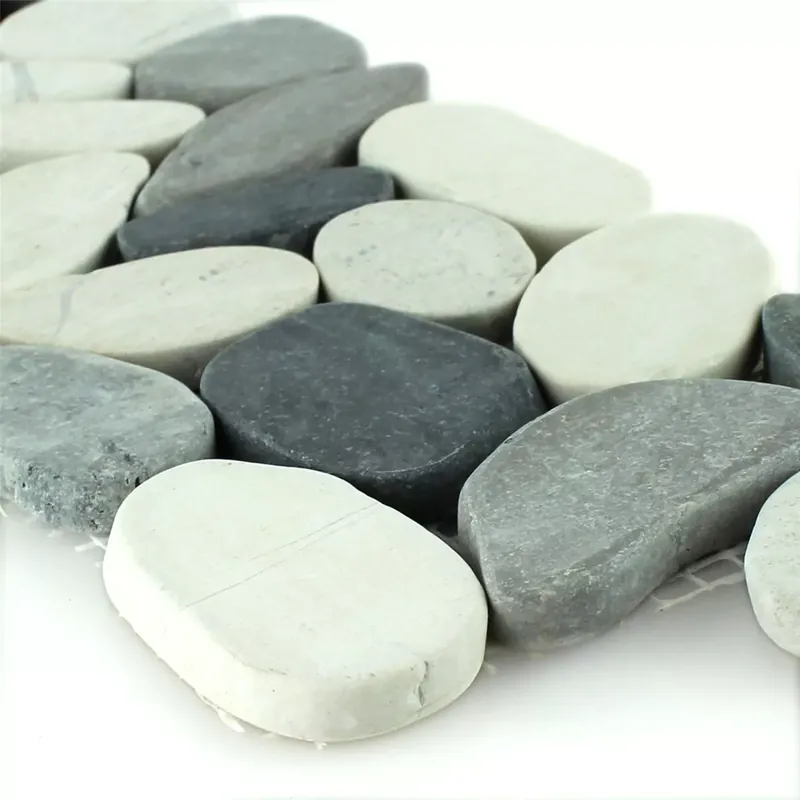 Vásárlói kedvenc Folyami Kavicsok Határ 10x30cm Antracit Krém Pebble