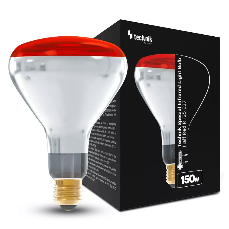 Legkelendőbb Technik Special Light Infra Fél Piros R125 150W E27