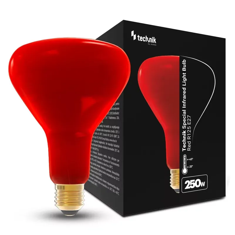 Szezonális akció Technik Special Light Infra Piros R125 250W E27