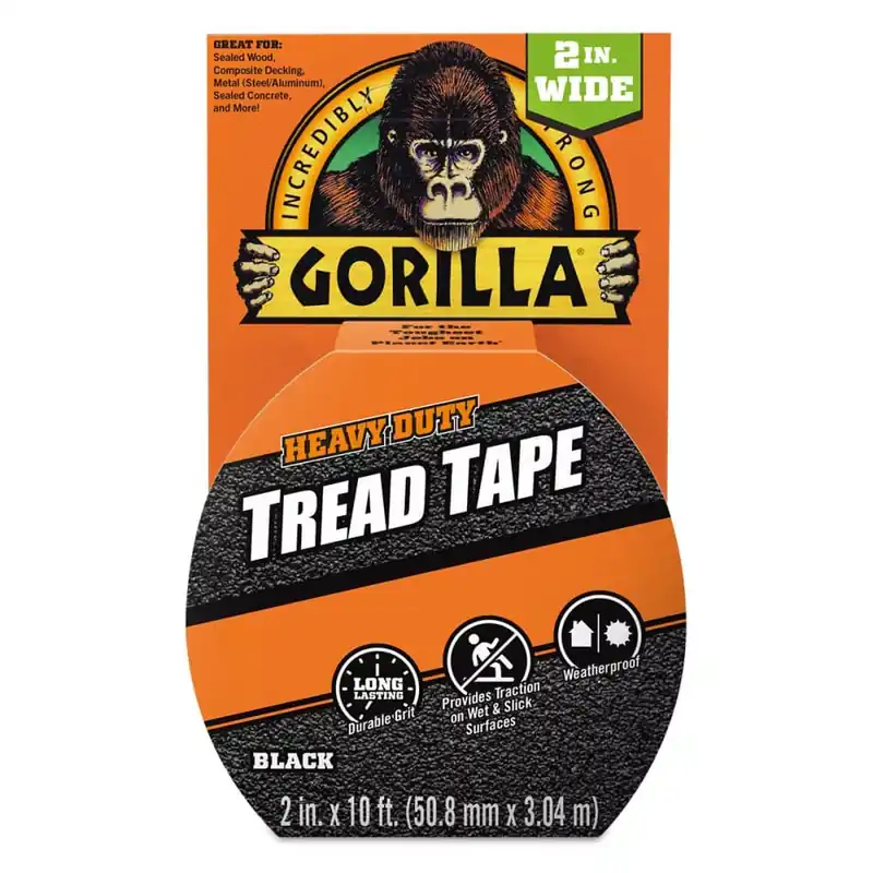 Gorilla Tread Tape 3m x 50mm Fekete Csúszásgátló Szalag Szuper akció