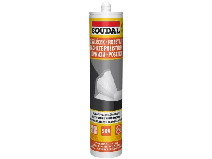 Soudal 50A Szerelőragasztó 280ml Különleges ajánlat