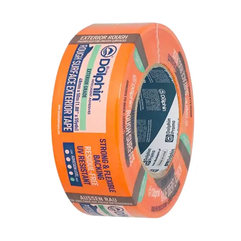 Blue Dolphin Kültéri Szövetes Vakolószalag érdes felületekre – narancssárga, UV-álló 14 napig 48mm x 50m Szuper akció