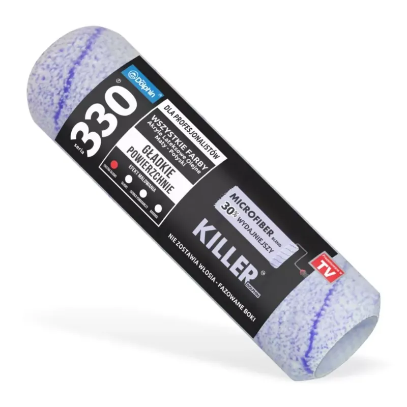 Árcsökkenés Blue Dolphin Killer festőhenger 25 cm 9 mm szálhossz – mikroszálas, sima felületekhez