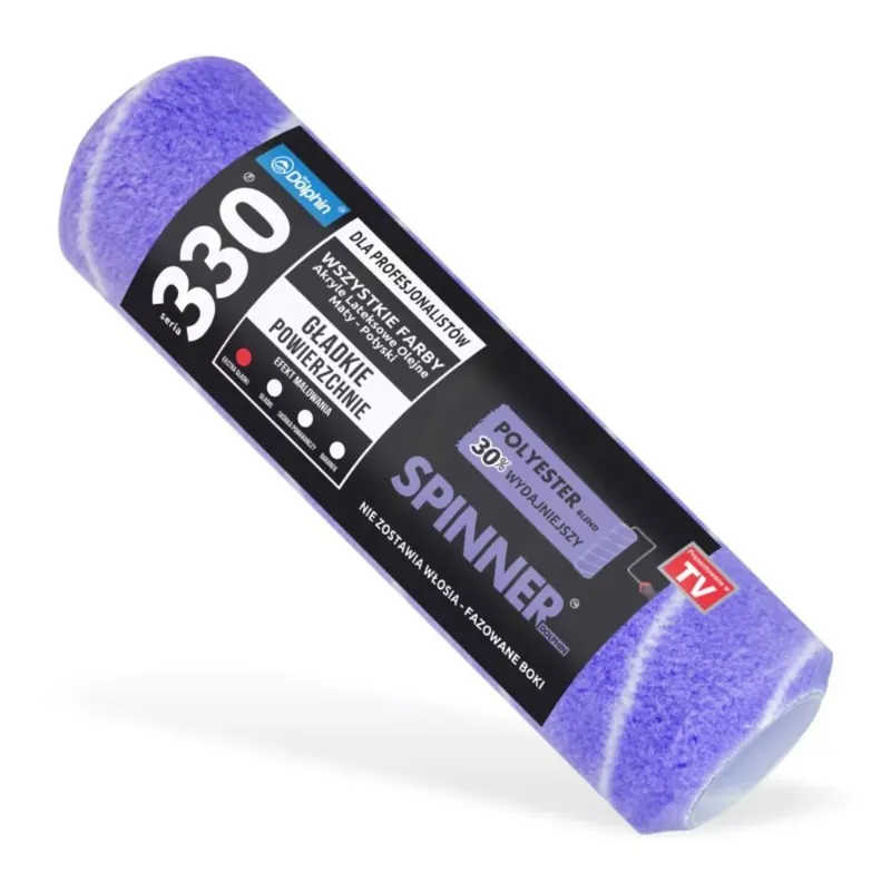 Blue Dolphin Spinner festőhenger 25 cm 9 mm szálhossz – poliészter, szálmentes, sima felületekhez Expressz szállítás
