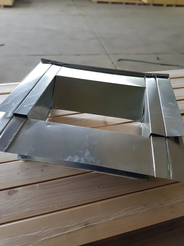 Horganyzott csatorna kéményszegély 45x45 Expressz kézbesítés