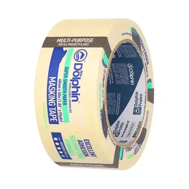 Kiárusítás Blue Dolphin nagy teljesítményű festő-maszkolószalag 48 mm × 50 m, Sárga