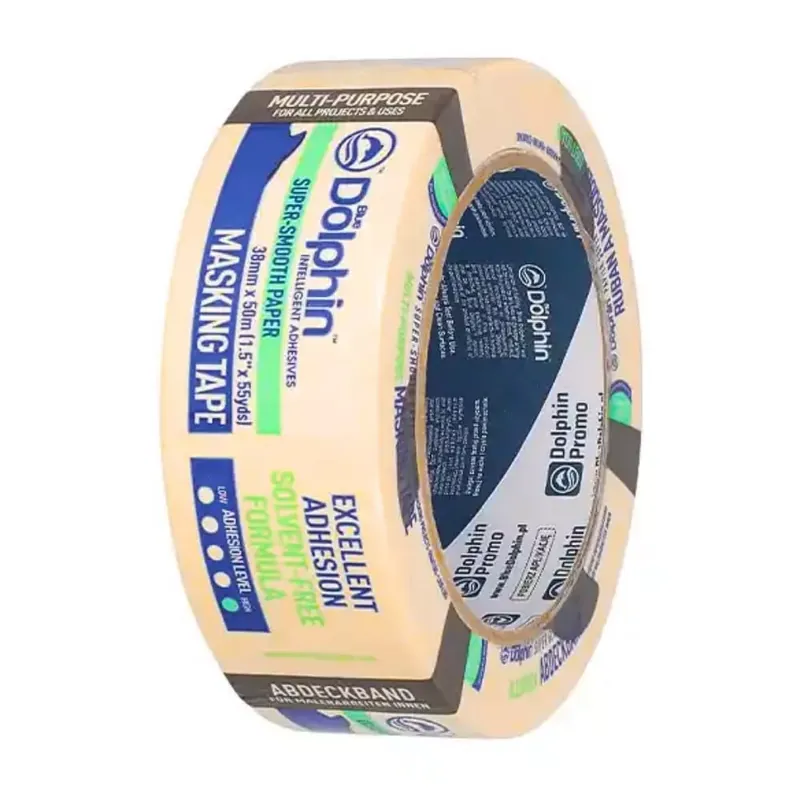 Vedd meg most Blue Dolphin nagy teljesítményű festő-maszkolószalag 38 mm × 50 m, Sárga