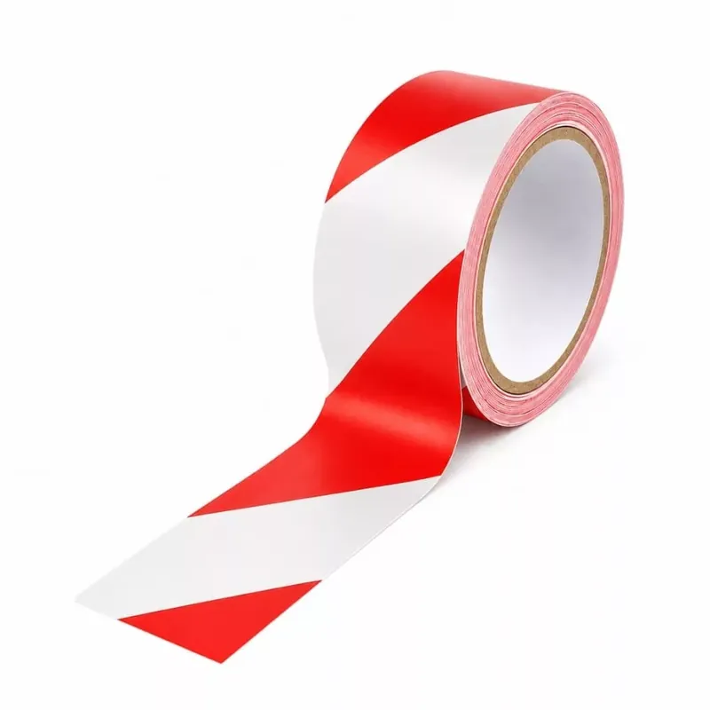 Euro Tape padlójelölő ragasztószalag piros-fehér 48 mm × 33 m – figyelmeztető és területjelölő szalag Akciós ár