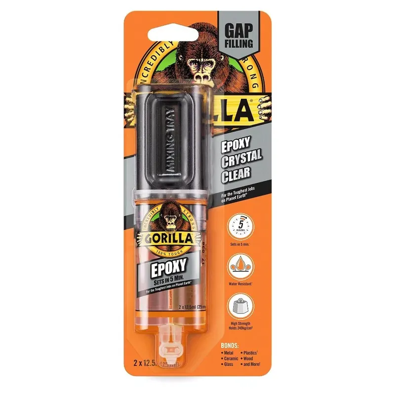 Újdonság Gorilla Epoxy Gyanta Kétkomponensű Ragasztó 25ml