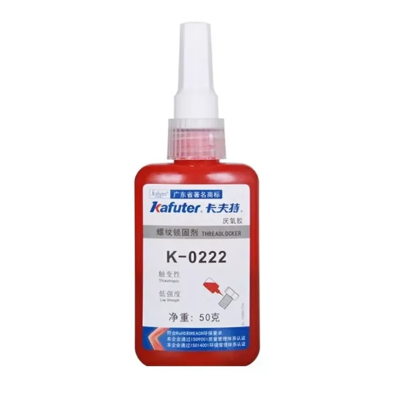 KAFUTER® Threadlocker K-0222 Csavarrögzítő Alacsony Szilárdságú 50ml Prémium