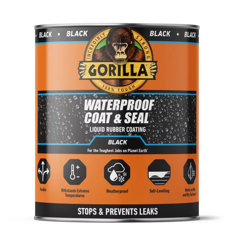 Gorilla Coat & Seal Vízálló Bevonat és Tömítő Fekete 473ml Rendeld meg most