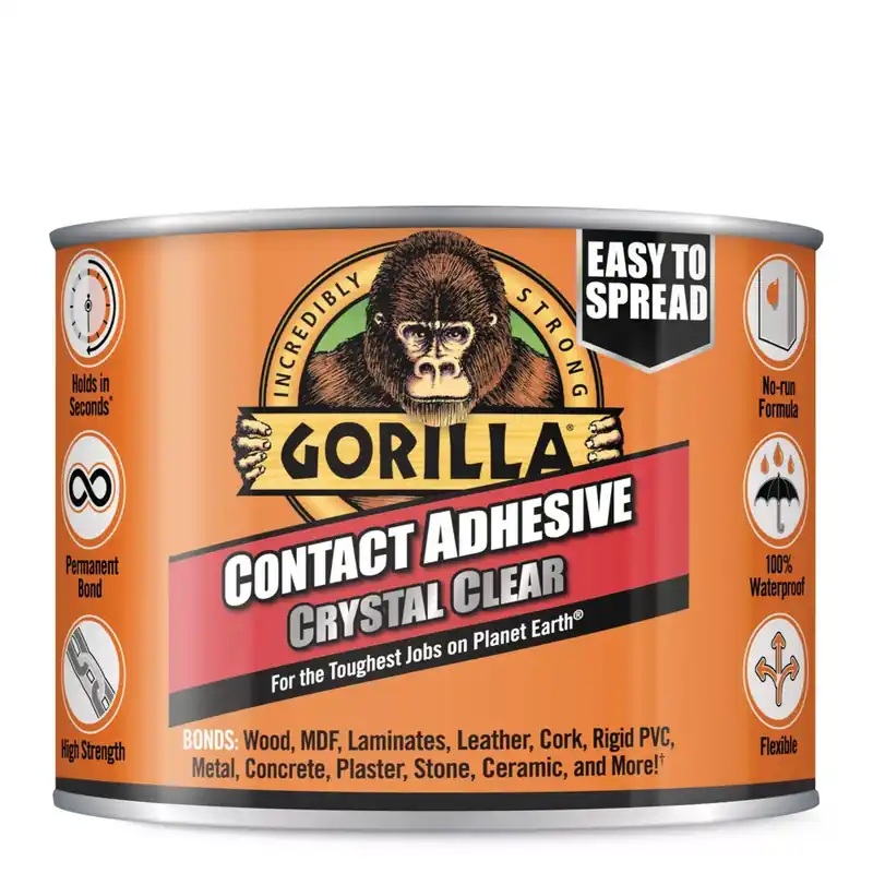 Gorilla Contact Adhesive Clear Kristálytiszta Általános Kontakt Ragasztó 250ml Szuper ajánlat