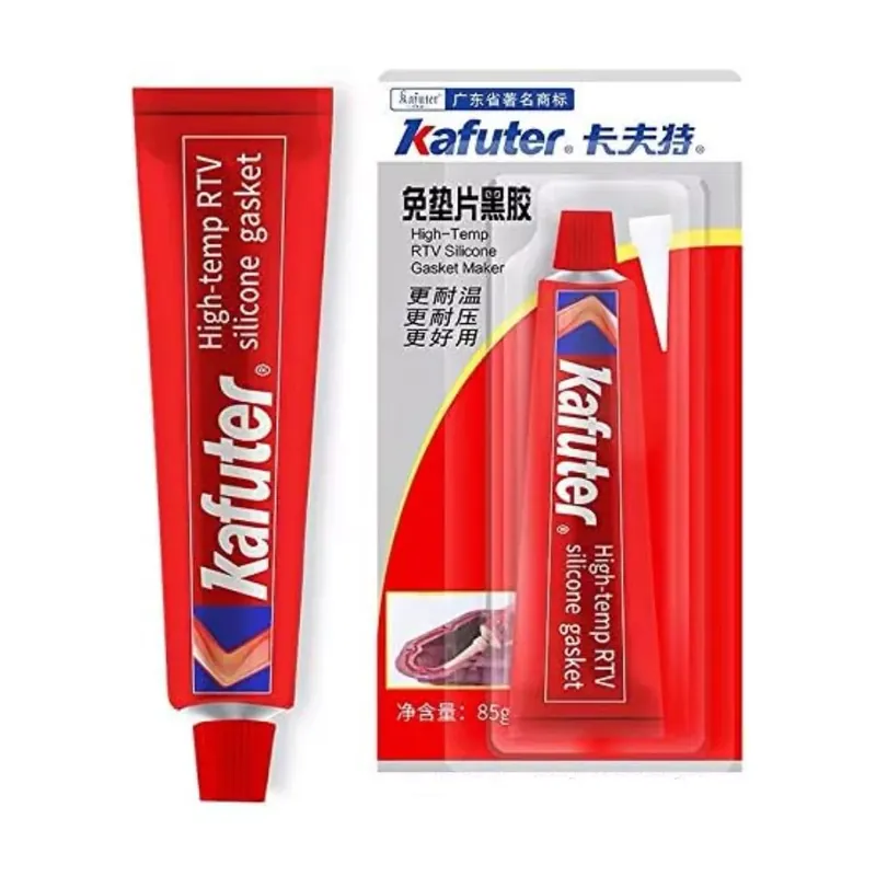 Kafuter K-383 RED Gasket Maker Magas Hőmérsékletű Szilikon Tömítőanyag 85g Gyors kiszállítás