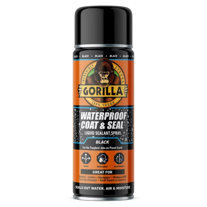Gorilla Coat & Seal Vízálló Bevonat és Tömítő SPRAY Fekete 450ml Exkluzív ajánlat