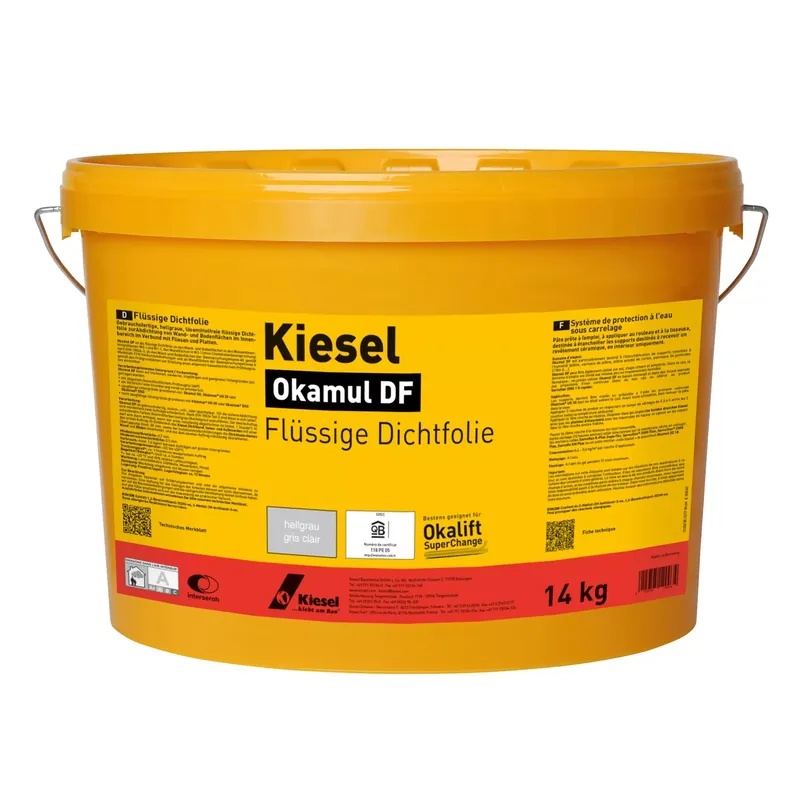 Kiesel Okamul DF - folyékony tömítőfólia világosszürke (14KG) Legjobb ár
